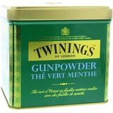 Twinings Gunpowder blik mint 200 gram