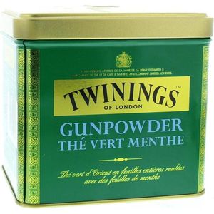 Twinings Gunpowder blik mint 200 gram