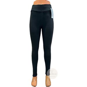 Fleece Thermo legging | Kleur zwart | L/XL 40-42