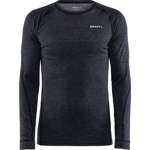 Craft - Core Wool Merino LS Tee - Thermoshirt - Heren - Zwart - S