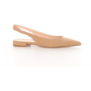 Maury slingback Story canvas beige