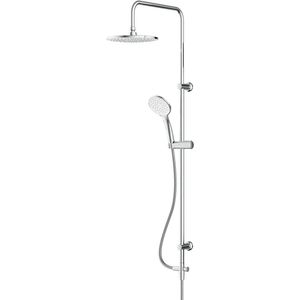 Douchesysteem met Regendouche en Handdouche - Complete Doucheset zonder Kraan in Chroom