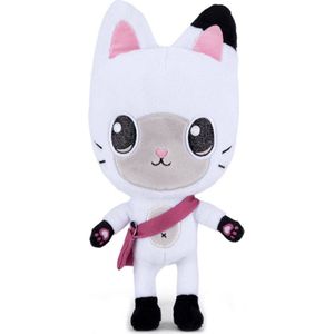 Pandy Poek - Gabby’s Poppenhuis Pluche Knuffel 28 cm {Gabby's Dollhouse Plush Toy | Speelgoed Knuffeldier Knuffelpop voor kinderen jongens meisjes | Gabby, Cakey, Kitty Fee, Meerminkat, Pandy Poek | Mercat, Kitty Fairy, Pandy Paws, Cakey Cat}