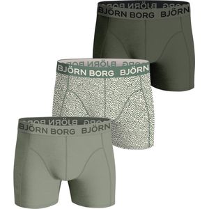 Björn Borg Cotton Stretch boxers - heren boxers normale lengte (3-pack) - multicolor - Maat: XL