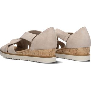 Gabor 782 Sandalen - Met Sleehak - Dames - Beige - Maat 35,5