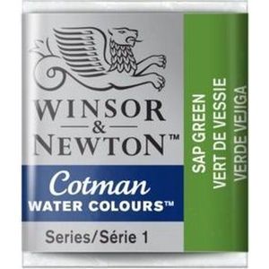 W&N Cotman Waterverf Half Napje SAP GREEN