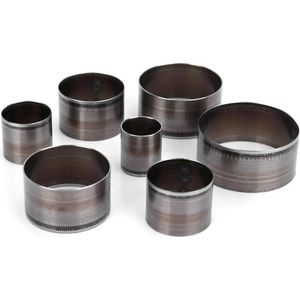 7-delige Circulaire Lederen Snijgereedschap Set met Stalen Ponsen en Hand Punch - Voor het Perfecioneren van Lederen Kunstwerken