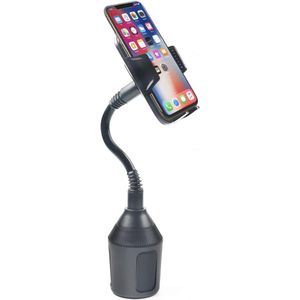 Verstelbare Auto Telefoonhouder voor Bekerhouder - Universale Smartphone Houder