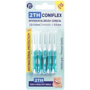 2TH Ragers 2.0-5.0mm Kwaliteit Tandenstoker reinigt tussen tanden en kiezen, rond beugels en onder kroon en brugwerk