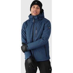 Brunotti Twinstroke softshell winterjas heren marine