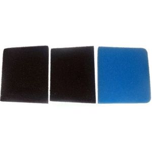 Ubbink Filtermatten Filtramax 9000 1 x blauw 2 x zwart H3,5 x 25 x 31,0/34,0 cm