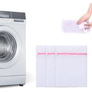 Waszakken voor Delicate Kleding - Herbruikbare Waszakken - 3 Stuks Reiswaszakken voor Wasmachine