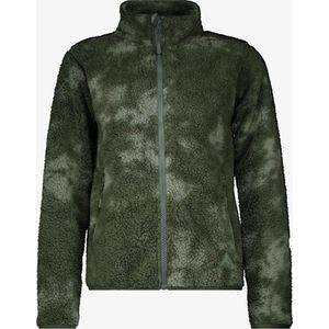 Mountain Peak jongens fleece vest camouflage print - Groen - Maat 140