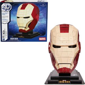 4D Build Marvel - Iron Man - 3D Puzzel - 96 stuks - kartonnen bouwpakket