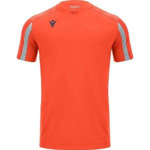 Macron Gede Shirt Korte Mouw Heren - Oranje / Zilver | Maat: S
