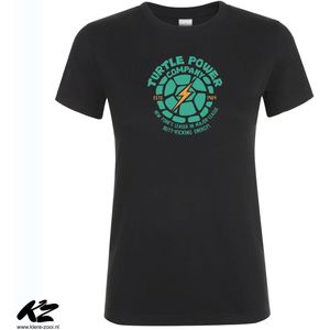 Klere-Zooi - Turtle Power Company - Dames T-Shirt - M