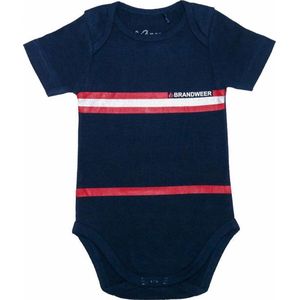 Fun2wear - baby- Brandweer- romper - korte mouw - maat 86/92