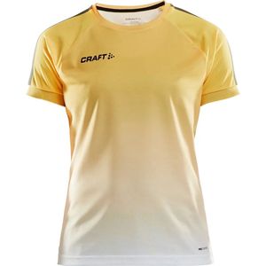 Craft Pro Control Fade Shirt Korte Mouw Dames - Geel | Maat: XXL