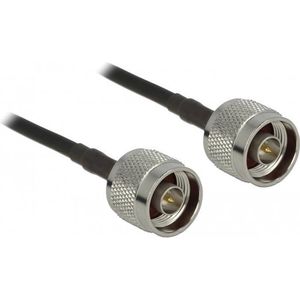 N (m) - N (m) kabel - LMR195/RF195 - 50 Ohm / zwart - 1 meter