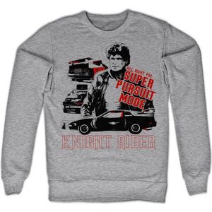 Knight Rider - Super Pursuit Mode Sweater/trui - 2XL - Grijs