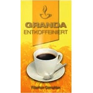 Granda - Cafeïnevrije Gemalen Koffie - 12x 500g