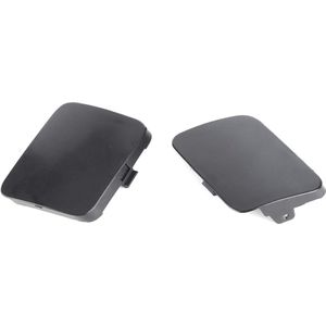 Voorbumper Trekhaak Beugel Cover Zwart ABS - Toyota RAV4 2005-2008 - Set van 2 .