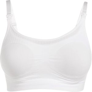 Noppies Female  Comfortabele naadloze voedingsbh - White - Maat XS/S