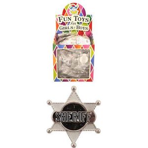 84 Stuks - Sheriff Badge Embleem - Uitdeelcadeautjes - In Traktatiebox - Uitdeel - Traktatie voor kinderen - Jongens - Meisjes