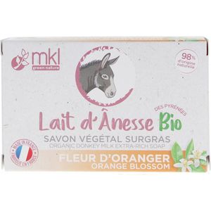 MKL Green Nature Biologische Ezelinnenmelk uit de Gers Surgras Oranjebloesem Plantaardige Zeep 100 g