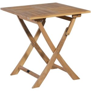 Exotan Folding Inklaptafel Tuin - Teak - Naturel - 75x70x70