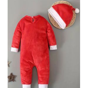 Kerst Baby outfit - 3 tot 6 maanden - baby verkleed kostuum 3-delig - Kerst verkleedkleding - baby costume Christmas Santa