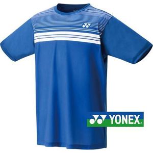 Yonex 16347 badminton tennis sportshirt - blauw/wit - maat XS