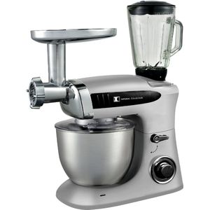 Imperial Collection Multifunctional Stand Mixer, Blender, Meat Grinder Gray