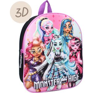 Monster High The Boo Crew 3D Rugzak - Zwart