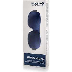 3D Slaapmasker in blauw - Comfortabel oogmasker om te slapen - zacht geschuimd en huidvriendelijk
