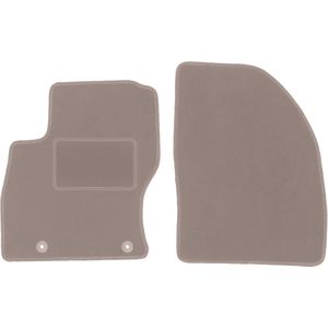 Beige voormatten voor: Ford Focus MK2 stationwagen, sedan, hatchback (2004-2011)