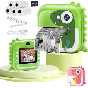 Instant camera voor kinderen - Digitale camera - Foto's afdrukken - 32GB SD kaart - Video camera