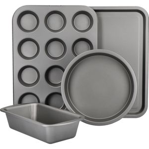 Bakvormenset, 4-delig - KitchenCraft