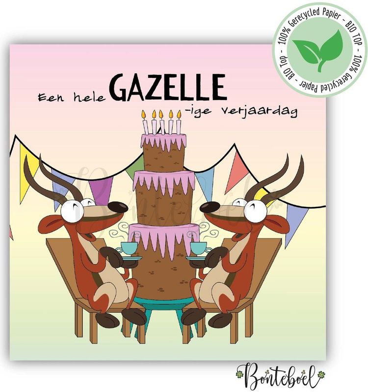 Wenskaarten - set van 10 unieke, originele en grappige wenskaarten (kaartenset met thema verjaardag en felicitatie) - felicitatiekaartjes met tekst en illustratie - vierkante verjaardagskaarten 13x13 cm inclusief enveloppen (Set A 10 st.)