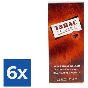 Tabac Original for Men - 75 ml - Aftershavebalsem - Voordeelverpakking 6 stuks