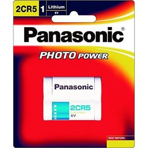 Panasonic 2CR-5L Lithium 6V niet-oplaadbare batterij