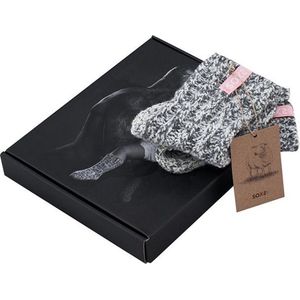 SOXS® Wollen Baby Sokjes met Antislip – Baby Pink label – Maat 19/28