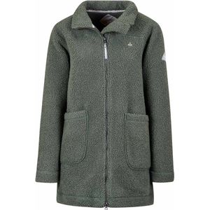 BJØRNSON Milla Curly Fleece Parka Jas Dames - Winterjas - Maat 52 - Groen