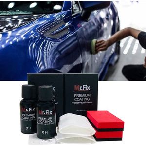 TLVX Glas Coating Keramisch Autolak / Mr. Fix keramische glas coating / Lakverzegeling / Krasverwijderaar / Lakbescherming / Kras verwijderen auto / Auto polijsten / Auto Glas Coating 50ML / Auto lak bescherming / Vuilafstotend / Lange bescherming