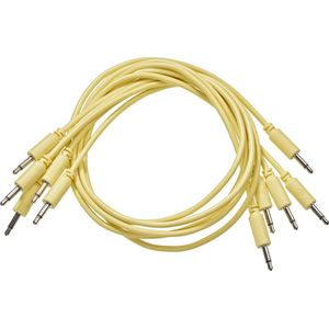 Black Market Modular Patch Cables 250mm Yellow (5-Pack) - Patchkabel