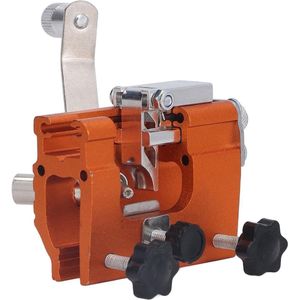 Kettingzaag slijper kit - gemakkelijk te gebruiken - roestvrij staal - roestbestendig - kettingzaag shaper tool - draagbare nauwkeurige positionering - voor reparatie .