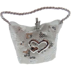 12 zilveren luxe mini tasjes | geschenktasje | bedankdoosje | juwelendoosje | cadeautasje | gift-box | decoratie | babyshower | huwelijk | geschenkverpakking