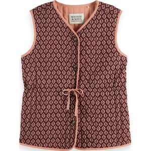 Scotch & Soda BLOCK PRINT GILET Dames Gilet - Maat XL