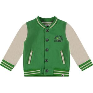 Babyface baby boys sweat cardigan Jongens Vest - grass - Maat 56