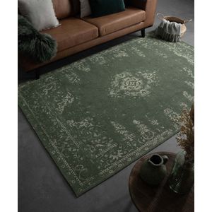 Vintage vloerkleed Nomad - groen 70x140 cm